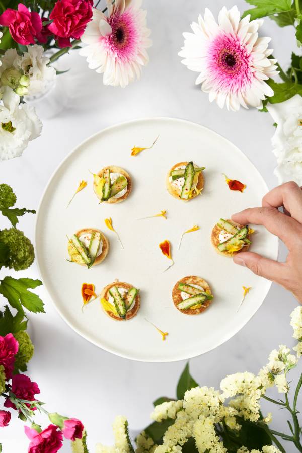 Blinis Maison Asperge, Crème citronnée