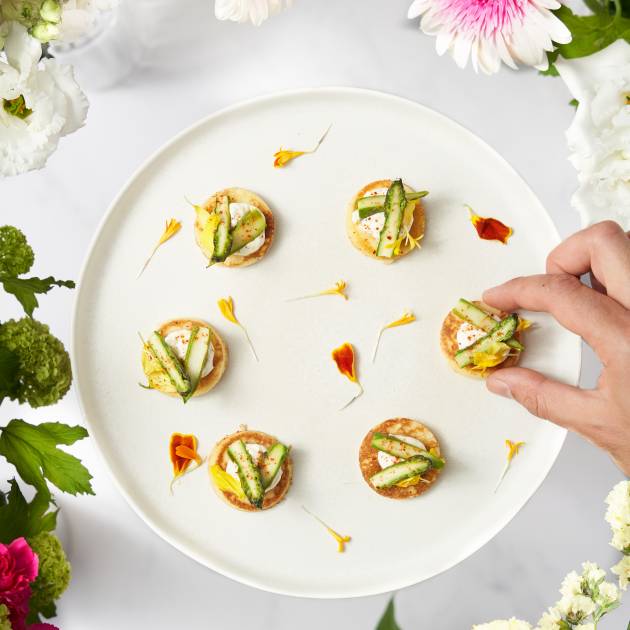 Blinis Maison Asperge, Crème citronnée