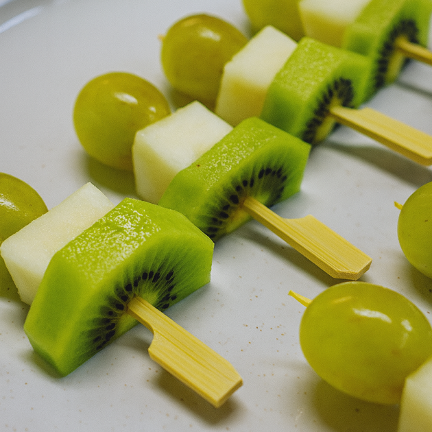 Brochette de fruits de saison