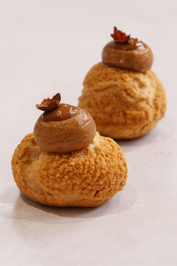 Chou pâtissiers praliné noisettes