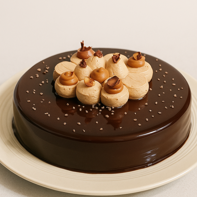 Entremet chocolat caramel (8/10 personnes)