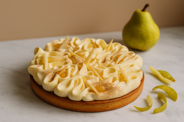 Tarte poire (6/8 personnes)