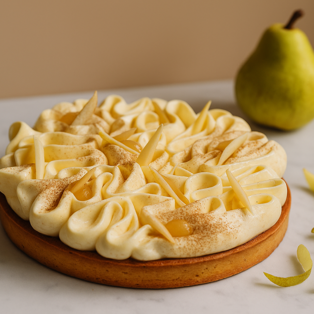 Tarte poire (6/8 personnes)